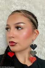 Load image into Gallery viewer, 3-Tier Heart Earrings Real Love
