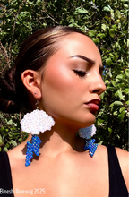 Load image into Gallery viewer, Lightning Cloud Earrings Blue

