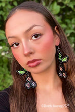 Load image into Gallery viewer, Two-tier Berry Earrings June Berry
