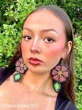 Load image into Gallery viewer, Pretty Flower Earrings Red

