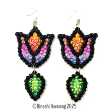 Load image into Gallery viewer, Bell Earrings Purple
