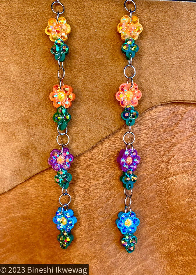 4-Tier Mini Flower Earrings 3