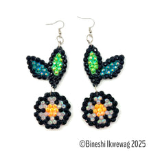 Load image into Gallery viewer, Two-Tier Kokom Earrings Clear
