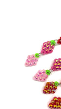 Load and play video in Gallery viewer, Dainty 3-Tier Berry Earrings
